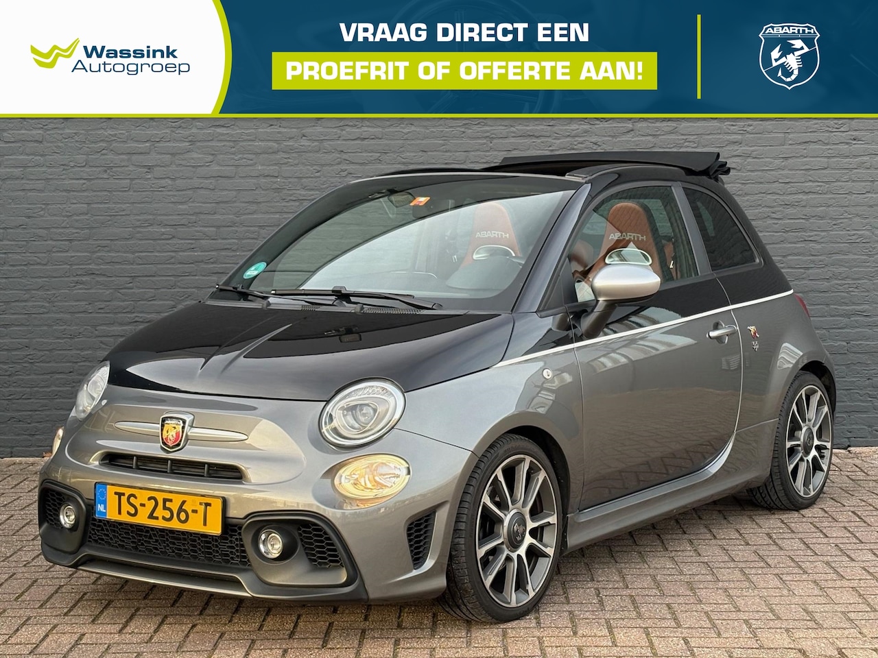 Abarth 595 - 1.4 T-Jet 165pk Turismo | Cabrio | Sensoren Achter | Akrapovic Uitlaat | Carbon Interieur - AutoWereld.nl
