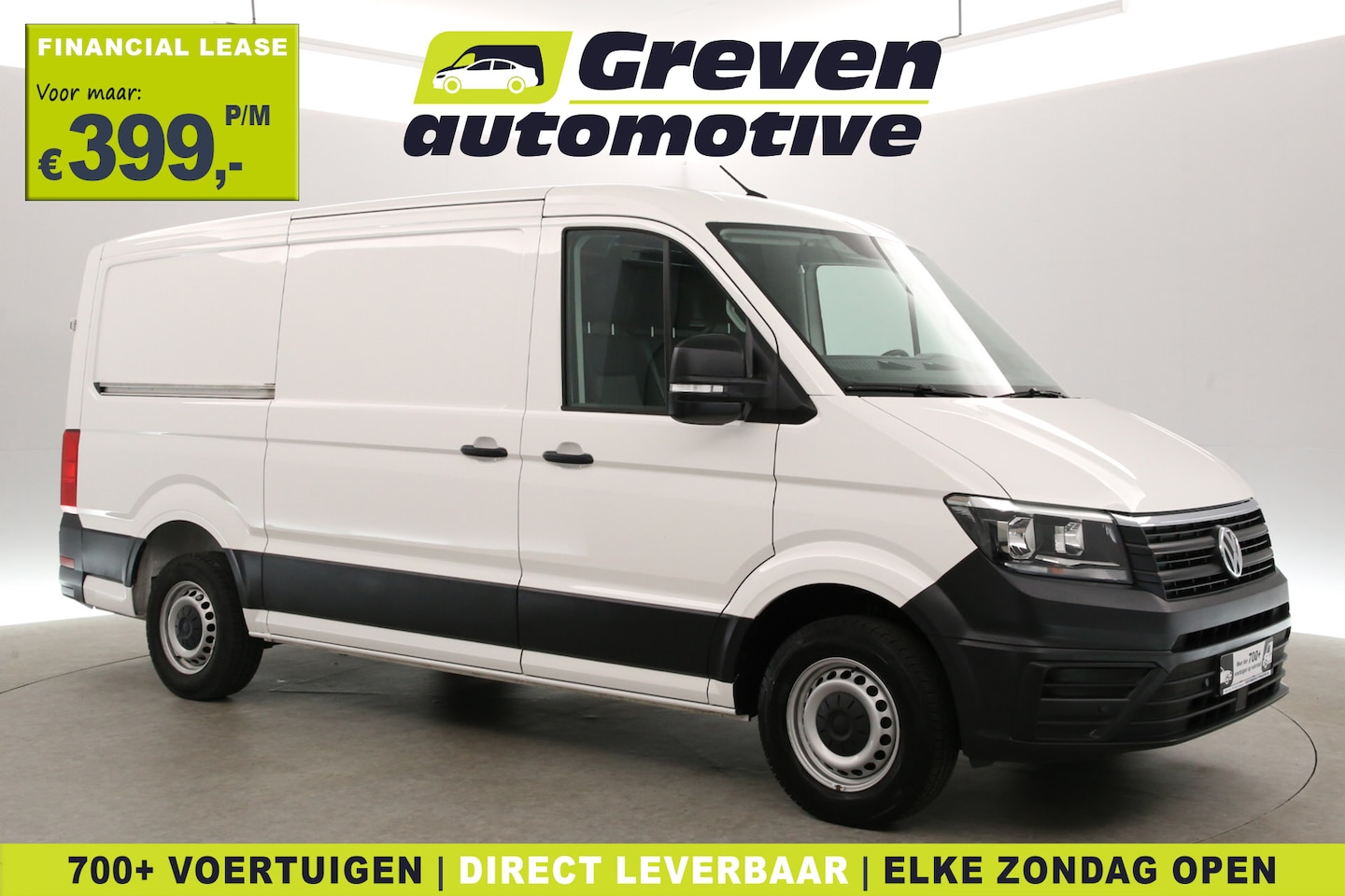 Volkswagen Crafter - 2.0 TDI L3H2 | Marge | Airco | Cruise | Camera | Carplay | 3 Zits | Parkeersens. - AutoWereld.nl