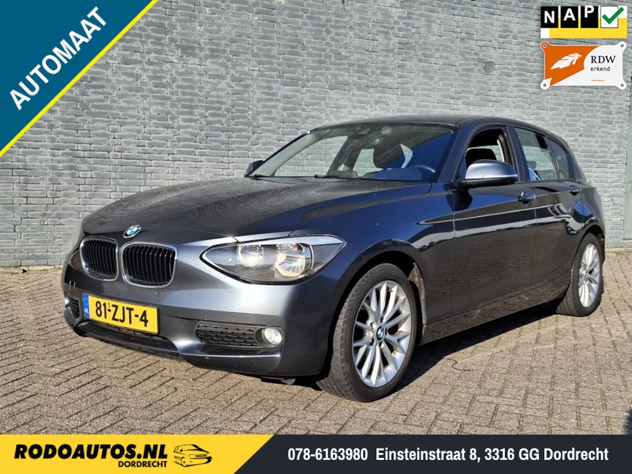 BMW 1-serie - 116i Business+ Automaat Navi/Cruise/Boekjes✅ - AutoWereld.nl