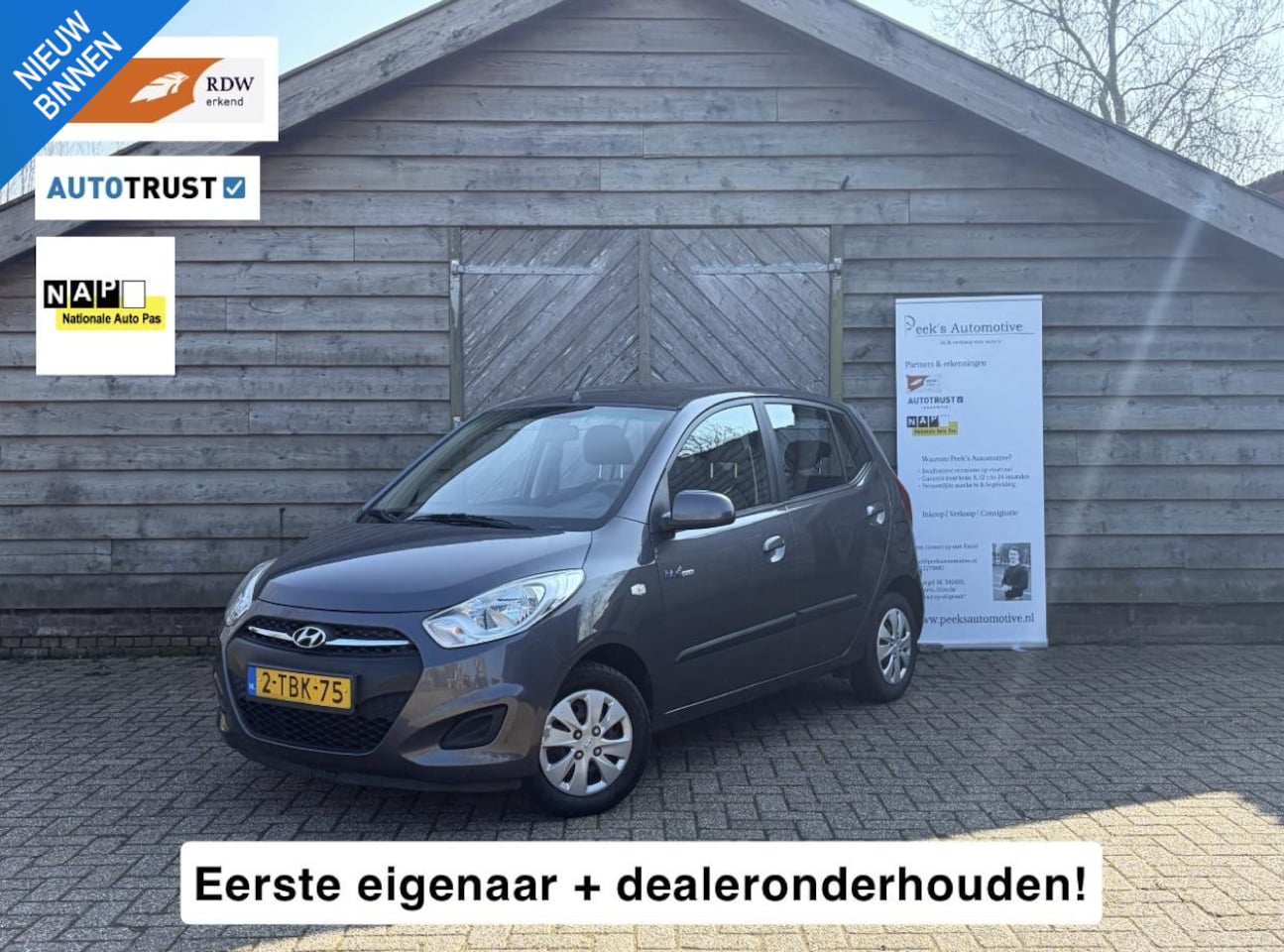 Hyundai i10 - 1.0 i-Drive Cool | Airco | Elektrische ramen | 1e Eigenaar | Dealeronderhouden | NAP | APK - AutoWereld.nl