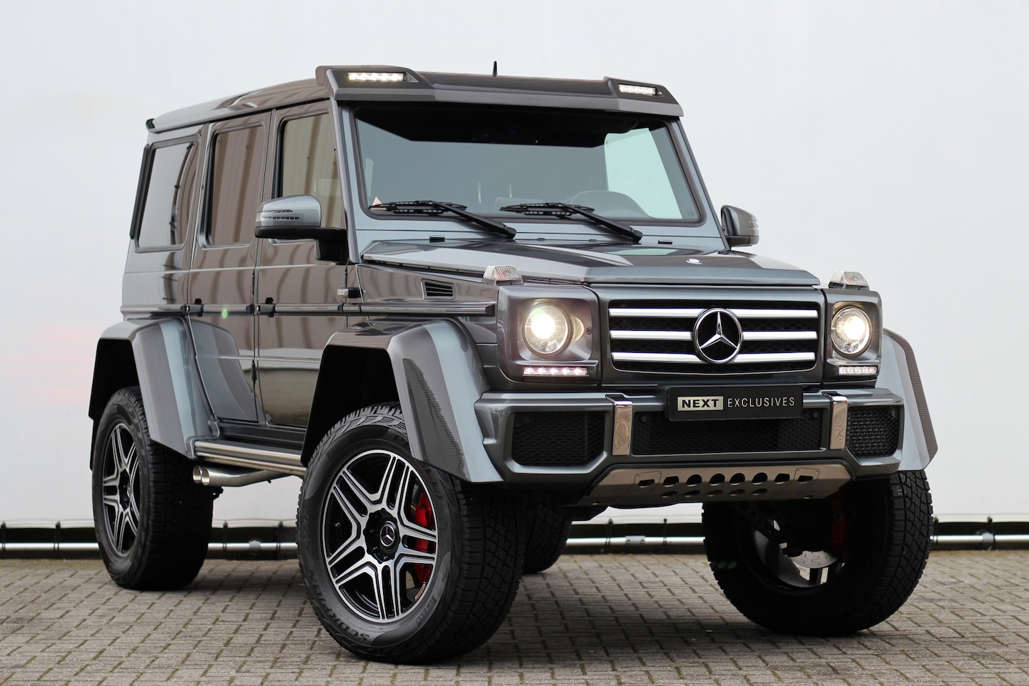 Mercedes-Benz G-klasse - 500 4x4² | Orig. NL | Designo | Pano | RVS - AutoWereld.nl