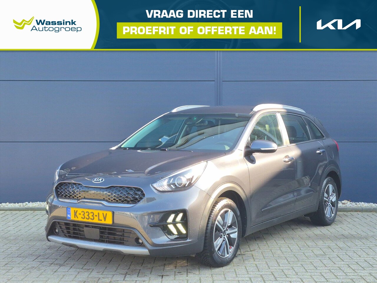 Kia Niro - 1.6 GDi Hybrid 141pk DCT6 DynamicLine | Trekhaak | All seasonbanden | | Navigatie | Camera - AutoWereld.nl