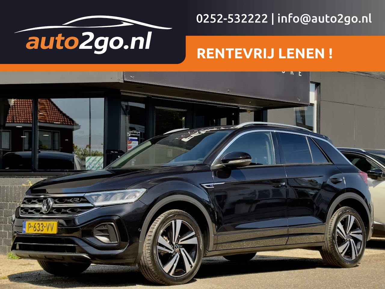 Volkswagen T-Roc - 1.0 TSI R-LINE NWSTE-MODEL VOL-LEDER NAVI IQ-DRIVE PARK-ASSIST LED LMV PDC - AutoWereld.nl