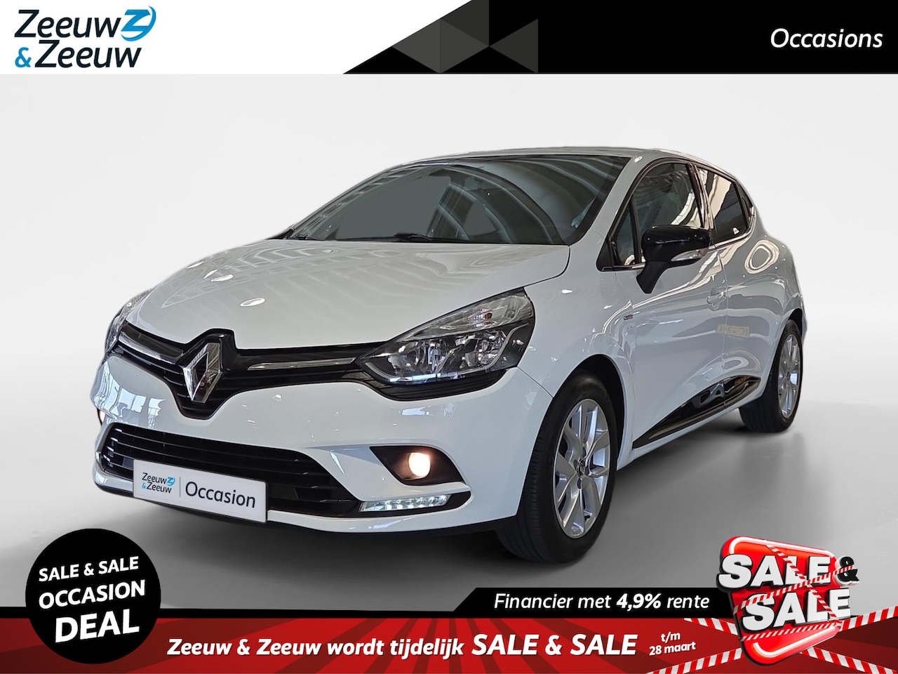 Renault Clio - 0.9 TCe Limited * 1e Eigenaar * Dealeronderhouden * Trekhaak Afneembaar * Navigatie * Crui - AutoWereld.nl