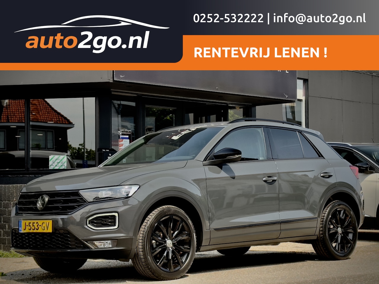 Volkswagen T-Roc - 1.5 TSI AUT7 BLACK-LINE NW-MODEL LEDER NAVI CAMERA DIGI-DASH APPLE-CARPLAY  LED LMV PDC - AutoWereld.nl