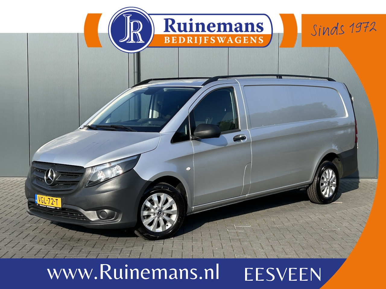 Mercedes-Benz Vito - 114 CDI 136 PK EXTRA LANG / L3H1 / 1e EIG. / TREKHAAK / AIRCO / CRUISE / NETTE BUS - AutoWereld.nl