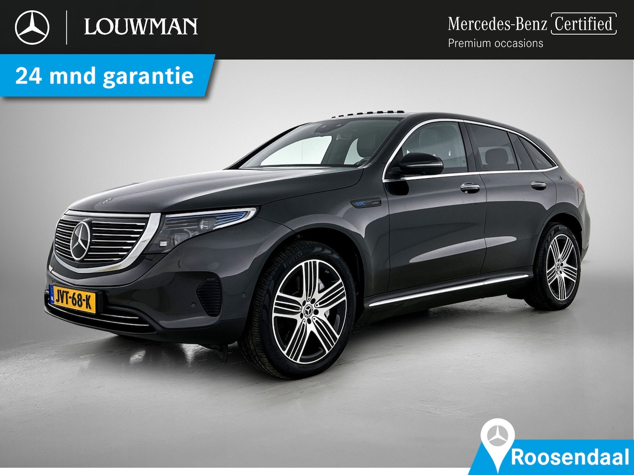 Mercedes-Benz EQC - 400 4-MATIC Business Solution 80 kWh | Schuifdak | Burmester® | Distronic |  360° Camera | - AutoWereld.nl