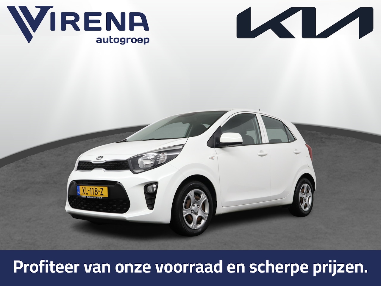 Kia Picanto - 1.0 CVVT EconomyPlusLine - Airco - Bluetooth - Virena zekerheidspakket: €895,- - AutoWereld.nl