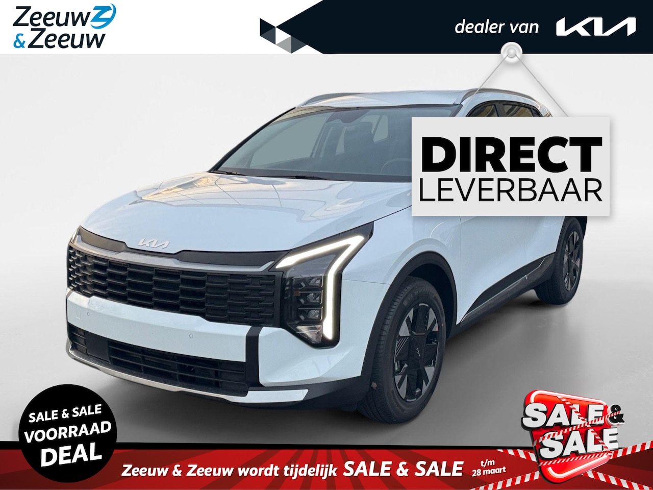 Kia Sportage - 1.6 T-GDi Hybrid ComfortLine | Airco | Navi | Camera | Voorraadauto! | NU €4000 Korting! - AutoWereld.nl