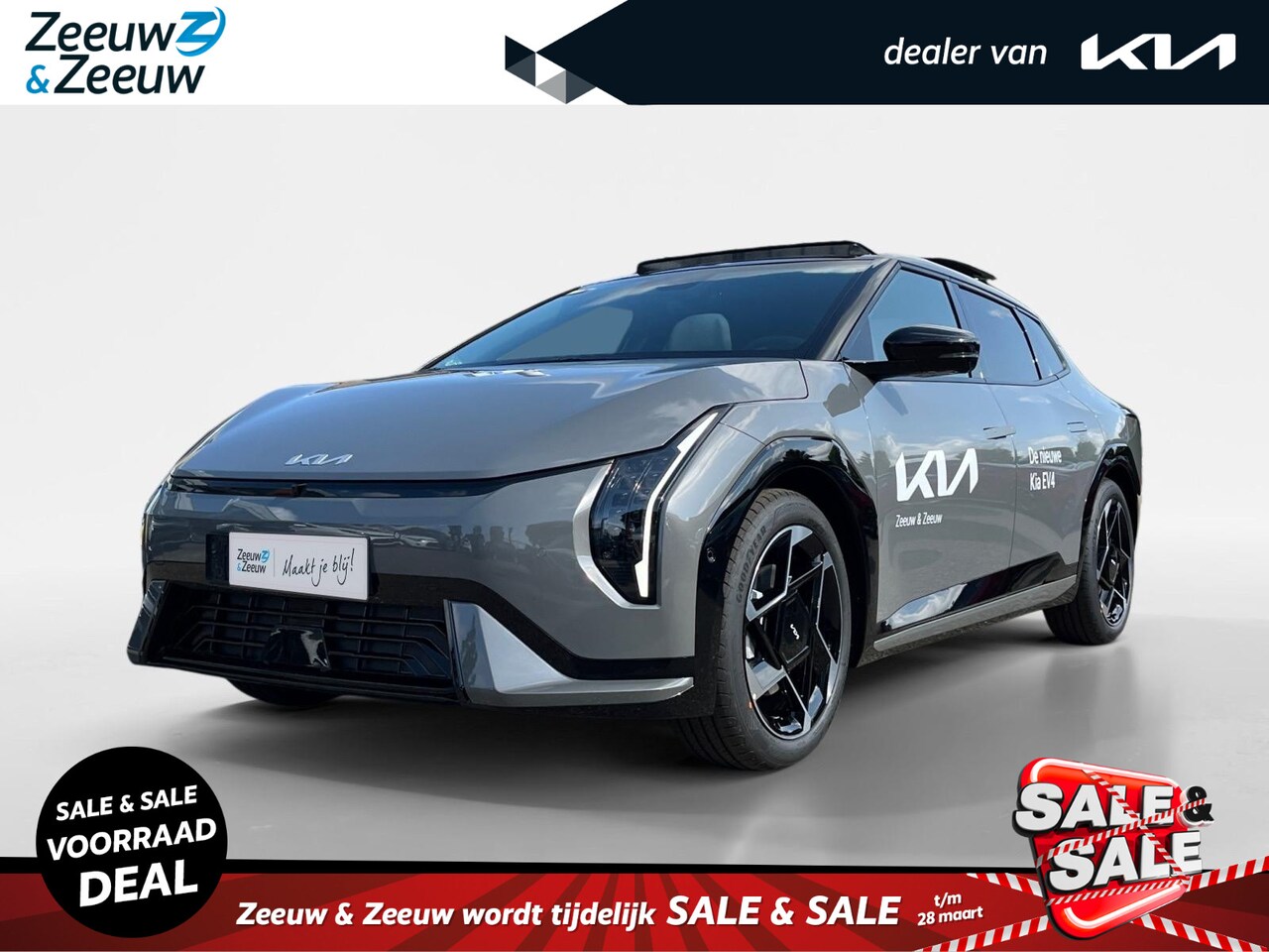 Kia EV4 Fastback - GT-PlusLine 81.4 kWh | NIEUW MODEL | 204 pk | 612 km actieradius | NU €4000,- Inruilpremie - AutoWereld.nl