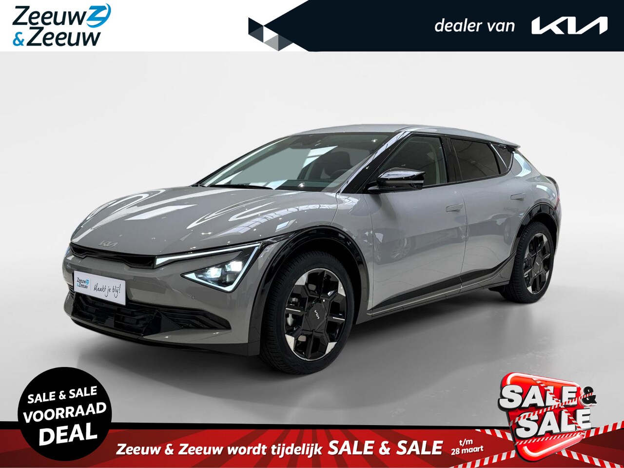 Kia EV6 - Plus 84 kWh Enkele kleuren op voorraad bel voor info | € 5000,- Inruilpremie | + €700 kort - AutoWereld.nl