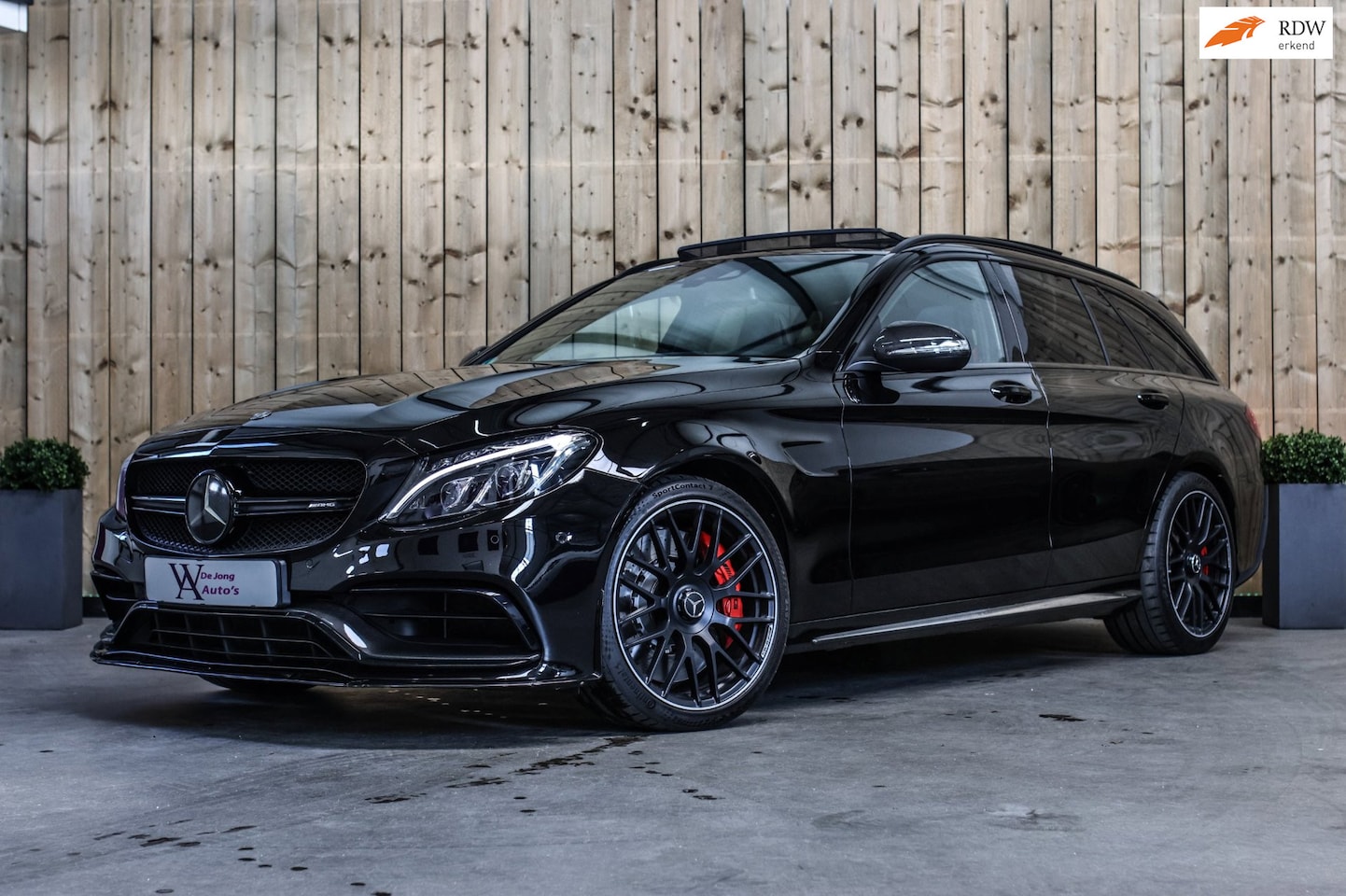 Mercedes-Benz C-klasse Estate - AMG 63 S *Pano*Perf. Stoelen*Burmester*Carbon*Keyless* - AutoWereld.nl