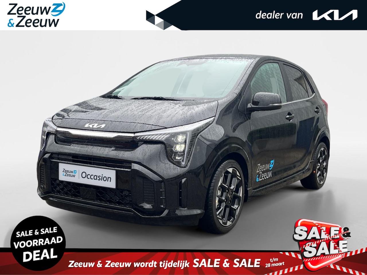 Kia Picanto - 1.0 GDi GT-Line Nieuw model | Meest luxe uitvoering | Fabrieksgarantie t/m 11-04-2032 + 3x - AutoWereld.nl