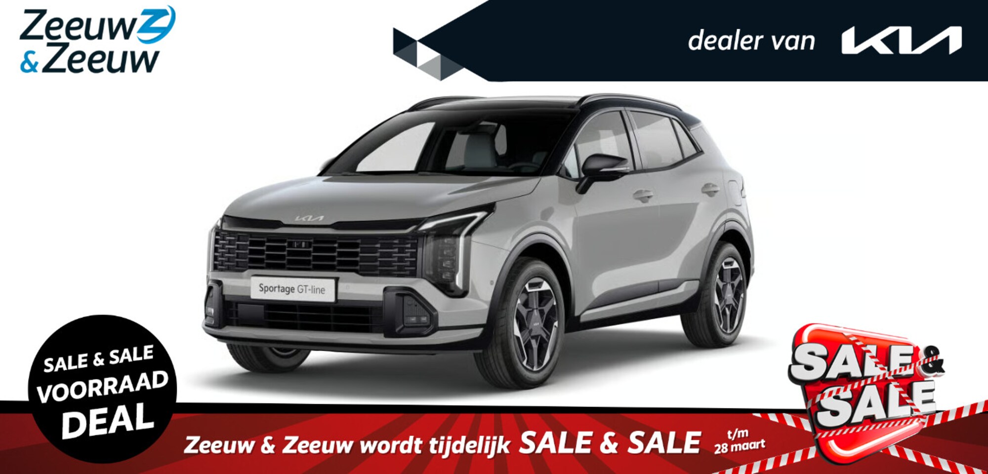Kia Sportage - 1.6 T-GDi Hybrid GT-PlusLine FACELIFT NU TE BESTELLEN | 1510KG TREKGEWICHT | Two-tone GT-P - AutoWereld.nl