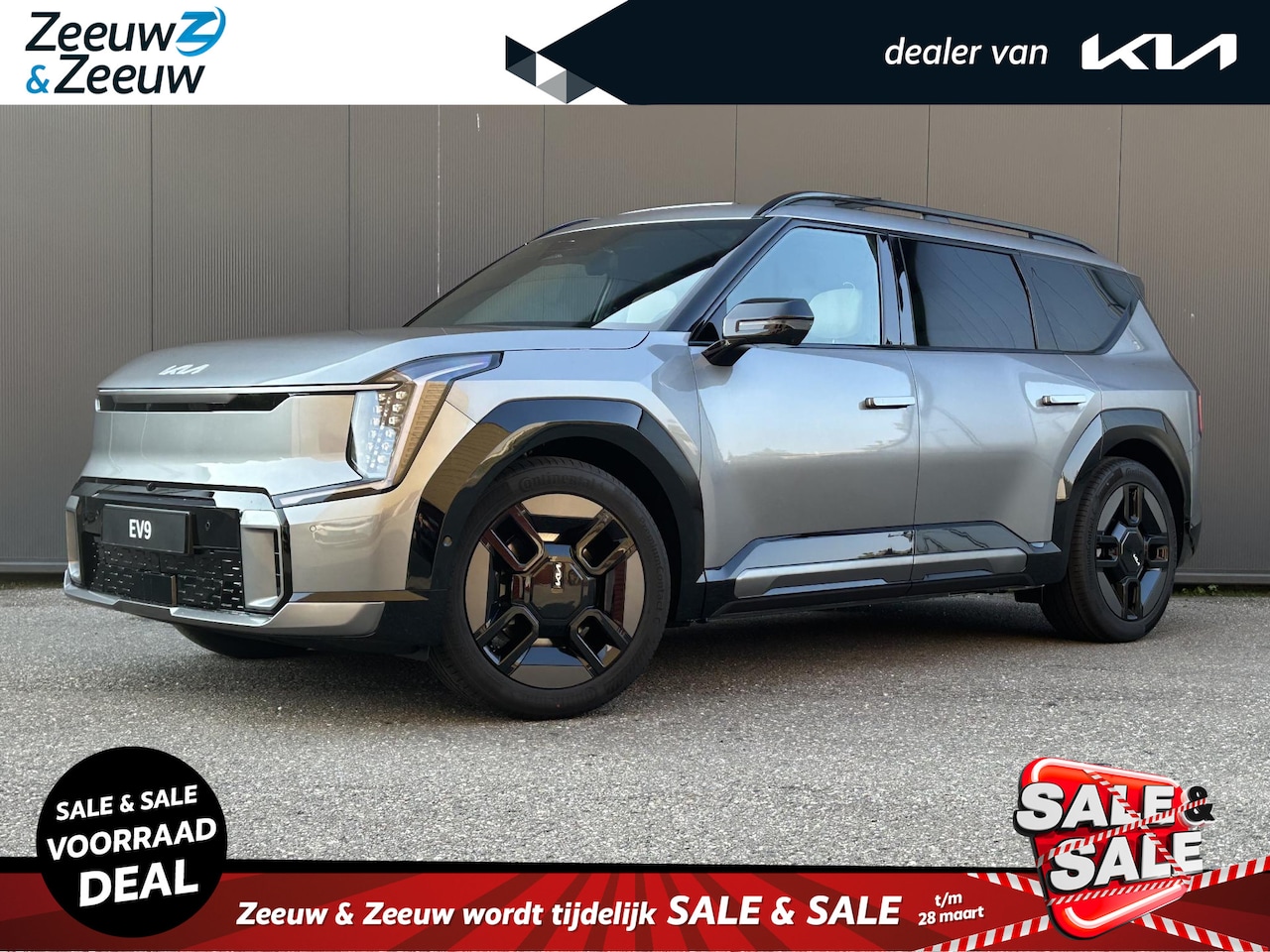 Kia EV9 - GT-Line AWD 99.8 kWh 2,99 % Financieringsactie | € 3.000 korting + 700,- korting op de laa - AutoWereld.nl
