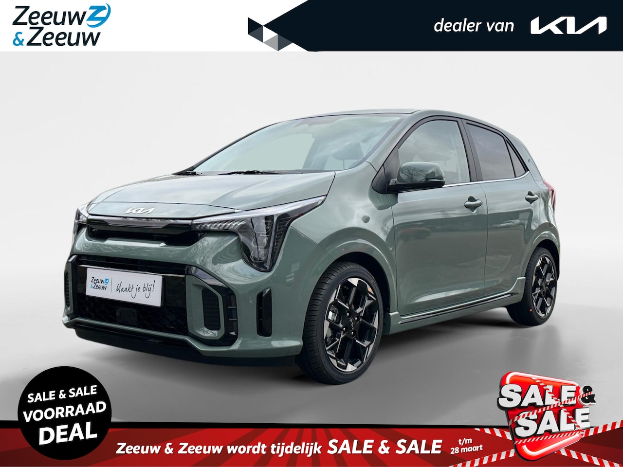 Kia Picanto - 1.0 GDi GT-Line | bel voor info | Zwarte GT-Line bekleding | NU MET € 1.500,- Inruilpremie - AutoWereld.nl