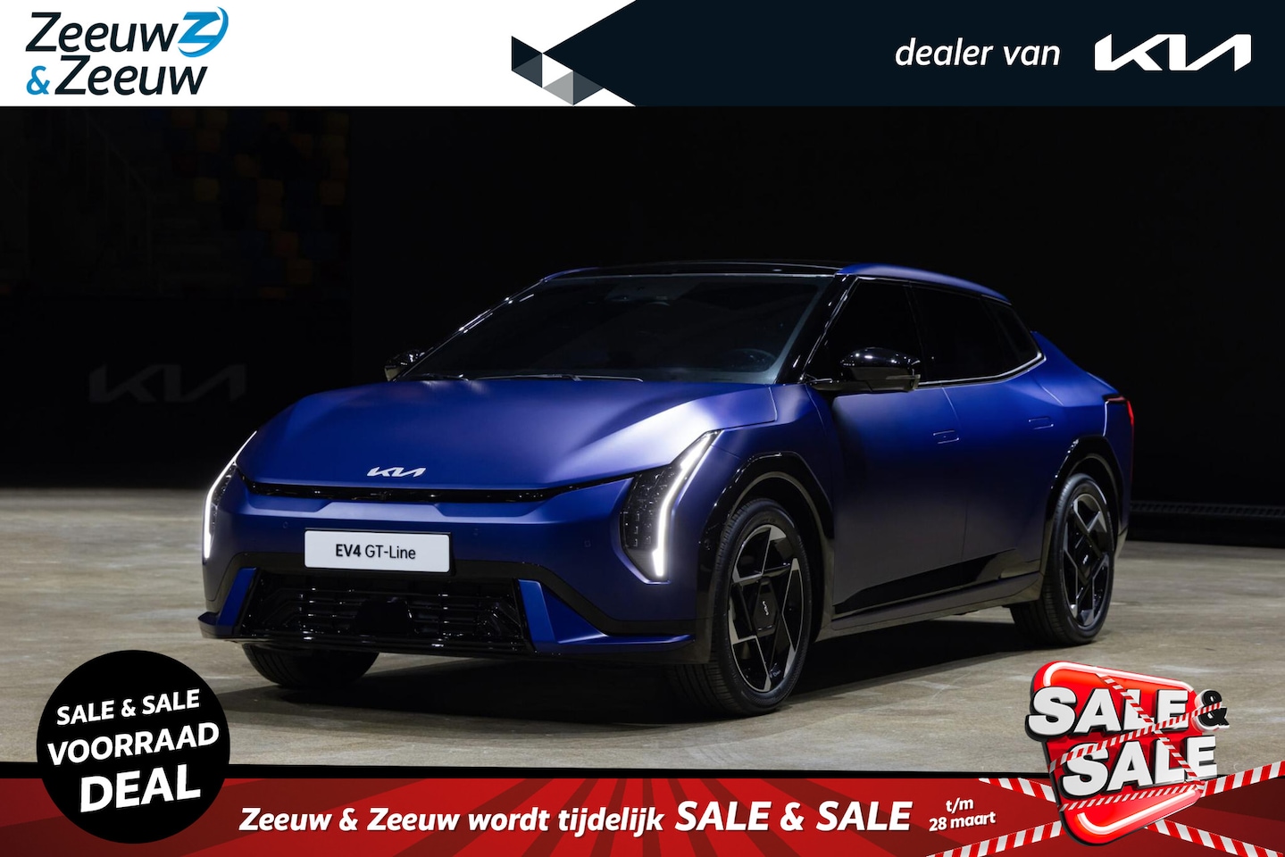 Kia EV4 Fastback - GT-PlusLine 81.4 kWh | NIEUW MODEL | 204 pk | 595 km actieradius | NU €4000,- Inruilpremie - AutoWereld.nl