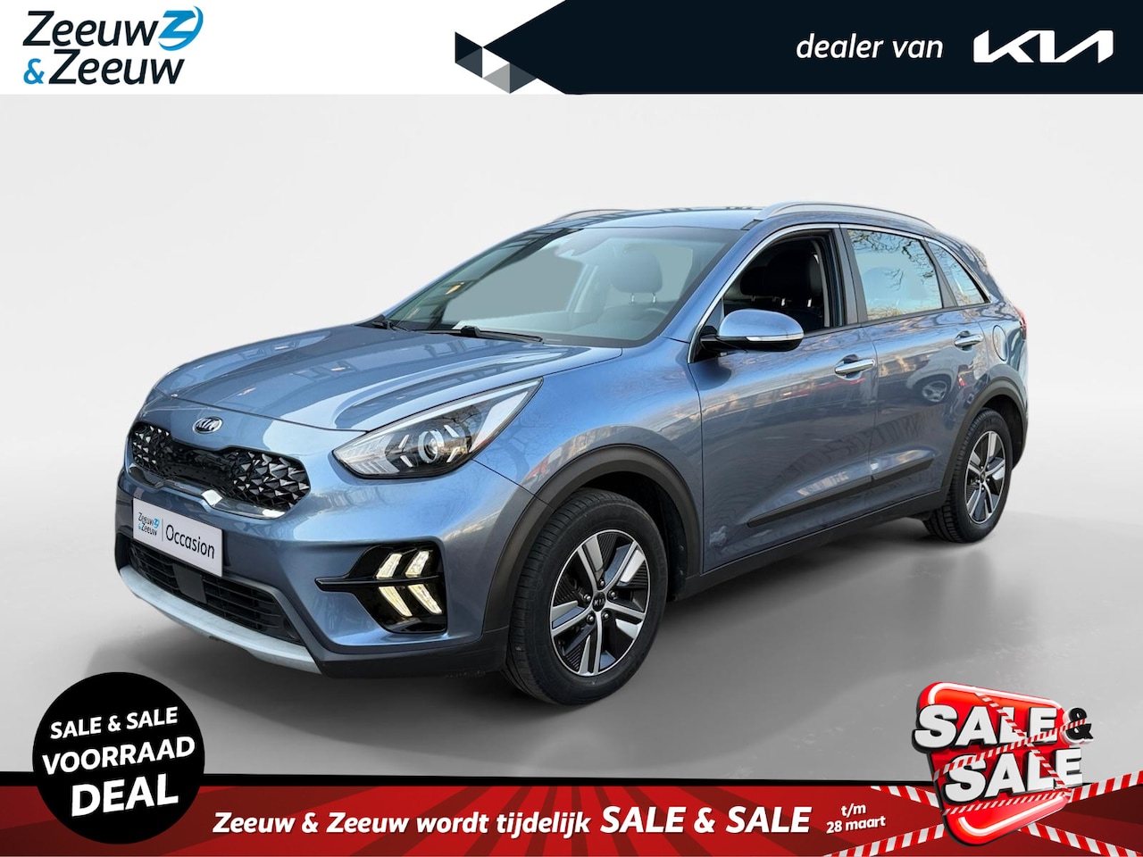 Kia Niro - 1.6 GDi Hybrid DynamicLine 1e Eigenaar | Dealer onderhouden | Navigatie | Climate Control - AutoWereld.nl