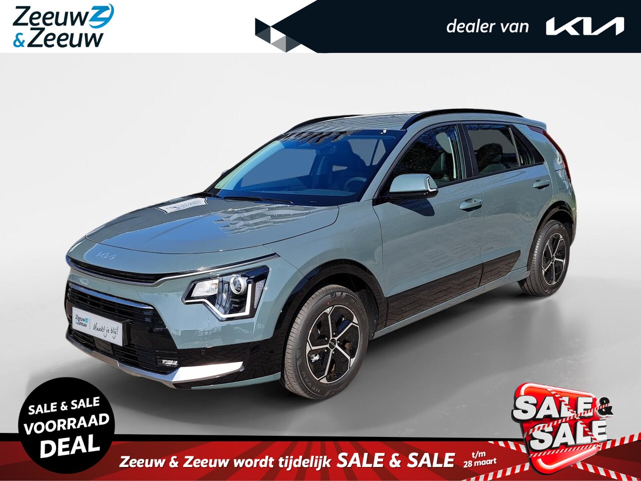 Kia Niro - 1.6 GDi Hybrid DynamicLine | Enkele kleuren op voorraad bel voor info | Incl €3500,- inrui - AutoWereld.nl