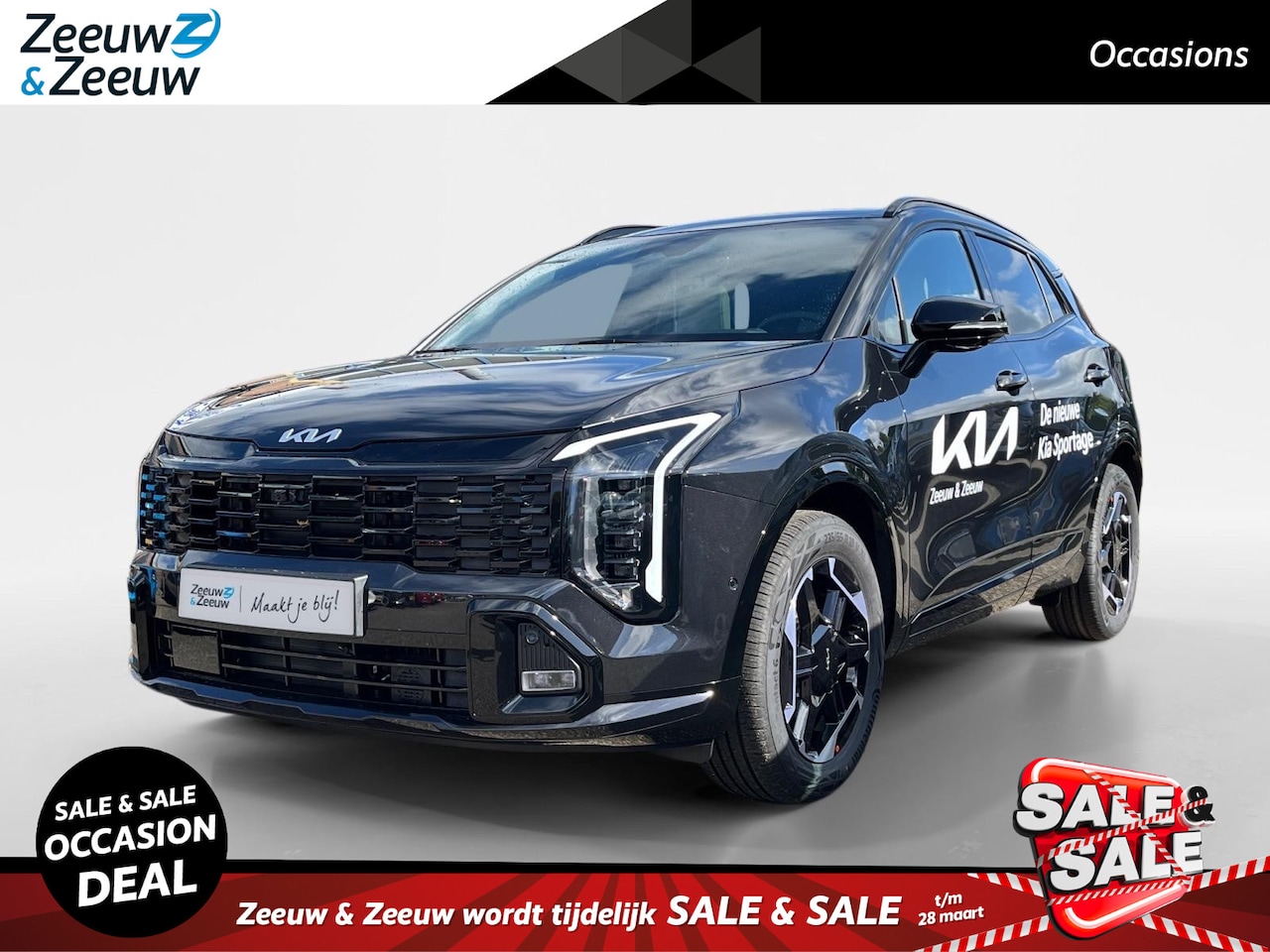 Kia Sportage - 1.6 T-GDi Hybrid GT-PlusLine | Schuif/kanteldak | Lederen bekleding | 360 Graden camera | - AutoWereld.nl