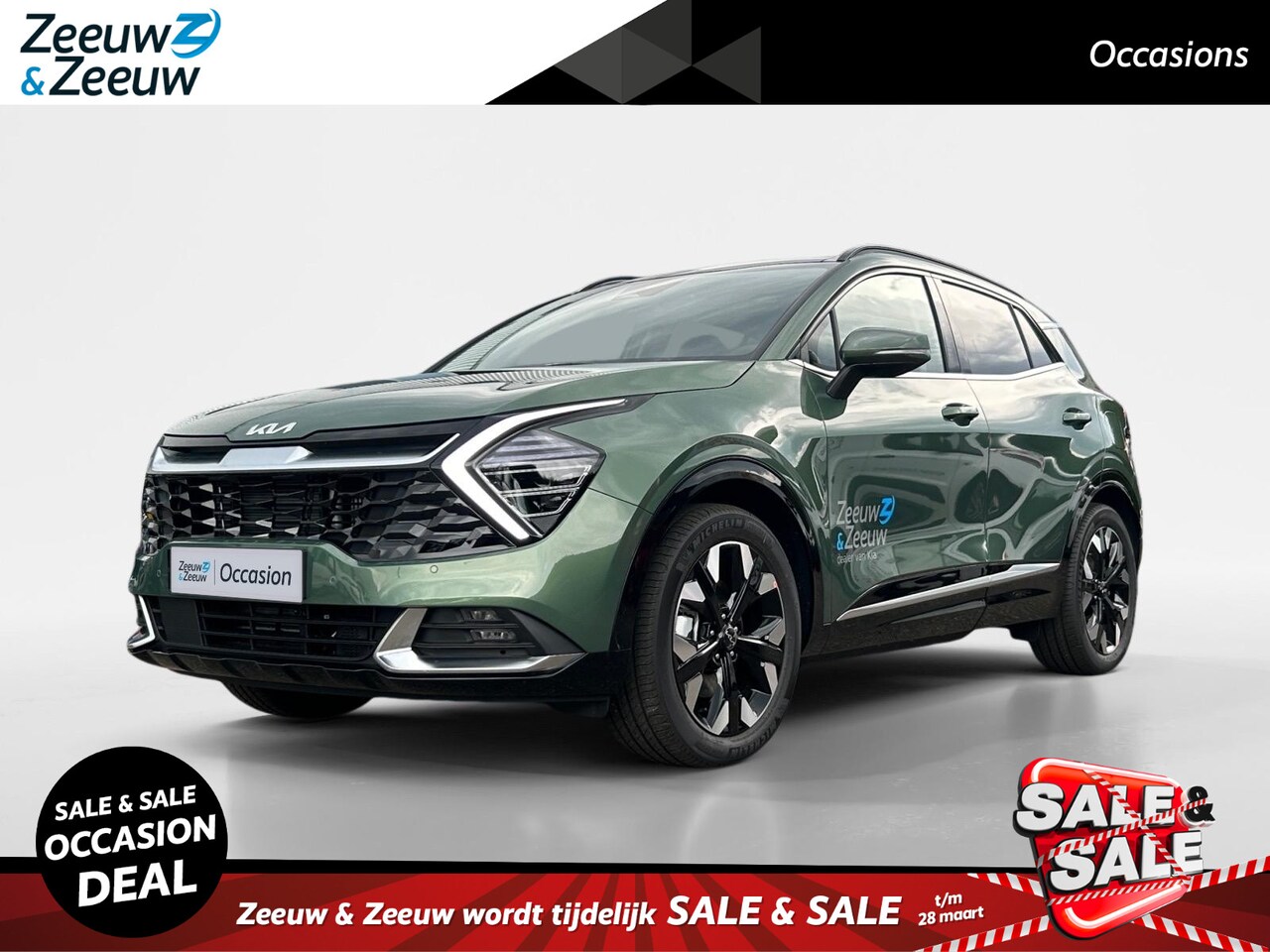 Kia Sportage - 1.6 T-GDi Plug-in Hybrid AWD DynamicPlusLine | Demo | PHEV |Schuifdak | Keyless entry | El - AutoWereld.nl