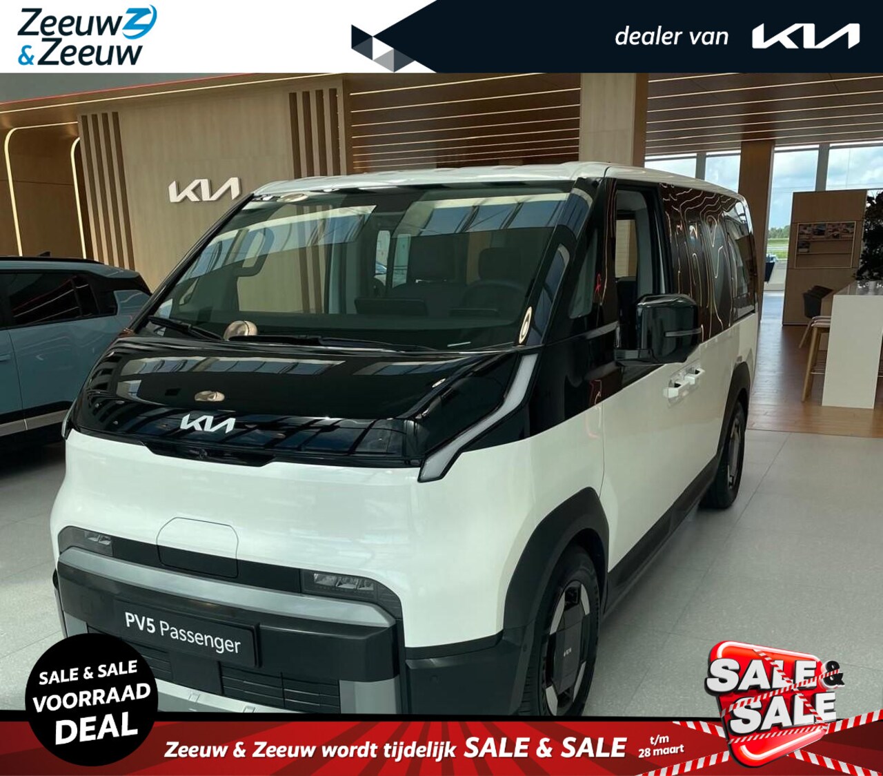 Kia PV5 Passenger - Elite Executive 71.2 kWh | Nieuw te bestellen! | 412 Km bereik | Ruimte en comfort | NU €3 - AutoWereld.nl