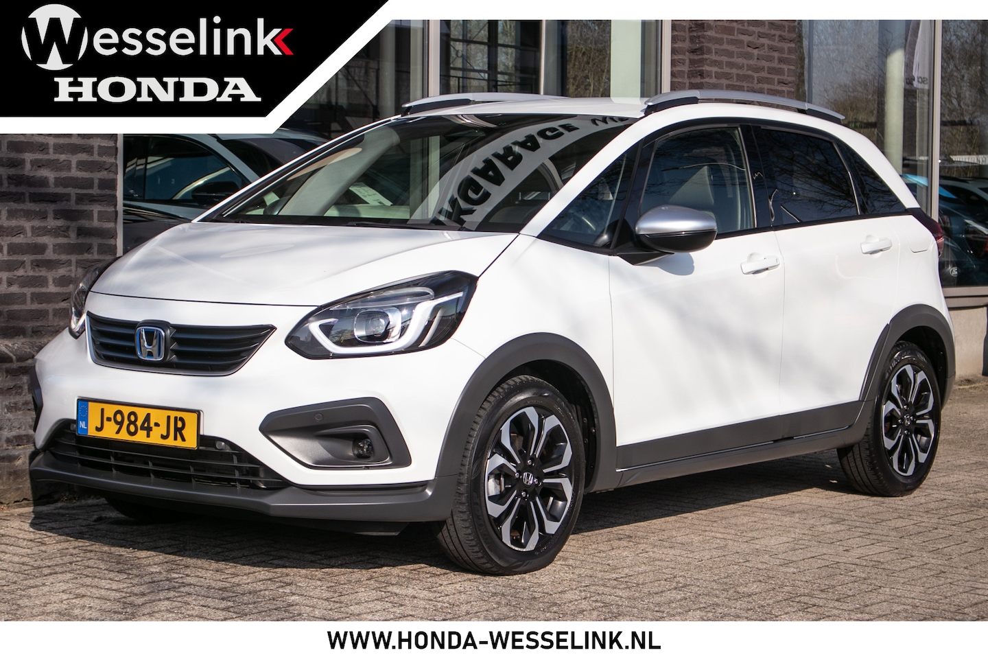 Honda Jazz - 1.5 e:HEV Crosstar | afn fietsendragerhaak | Apple cp/Android auto - AutoWereld.nl