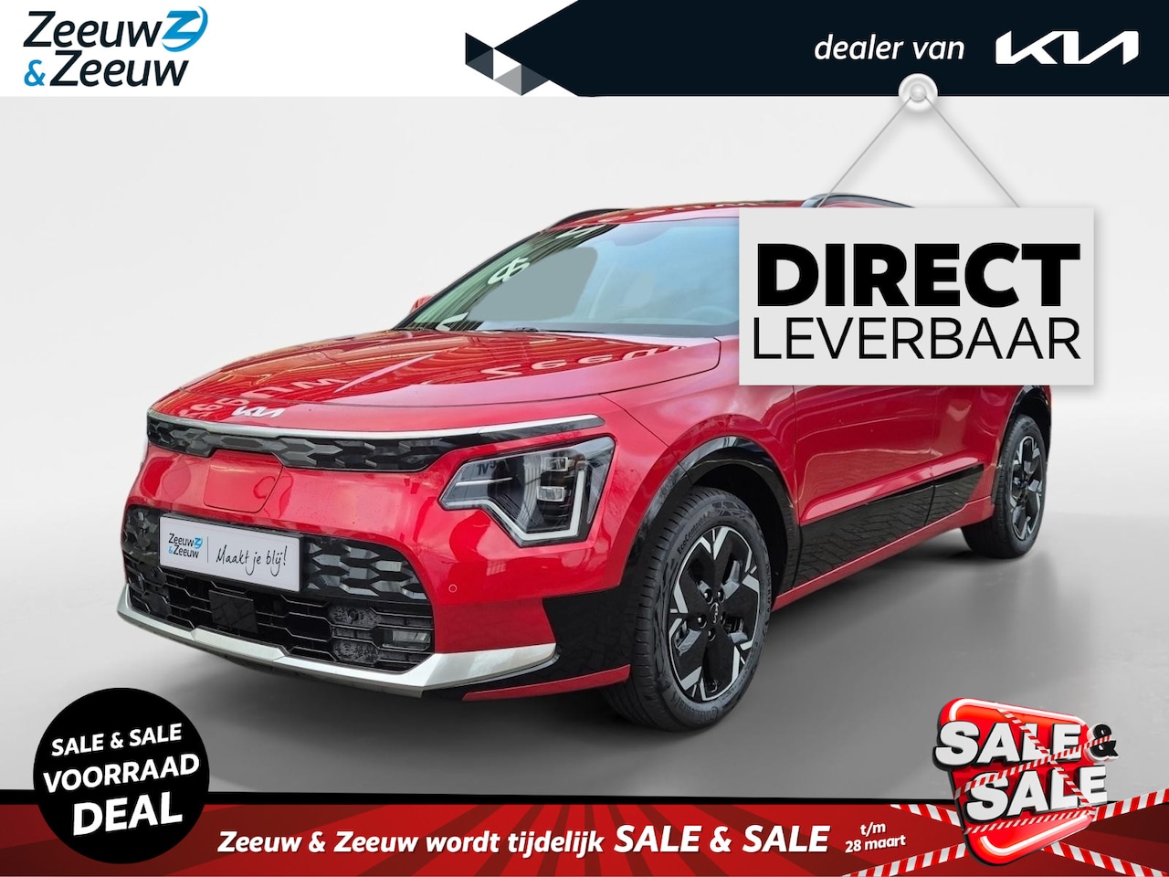 Kia Niro EV - Plus 64.8 kWh | Airco | Navi | Camera | Privacyglass | NIEUW OP VOORRAAD | €3000,- Inruilk - AutoWereld.nl