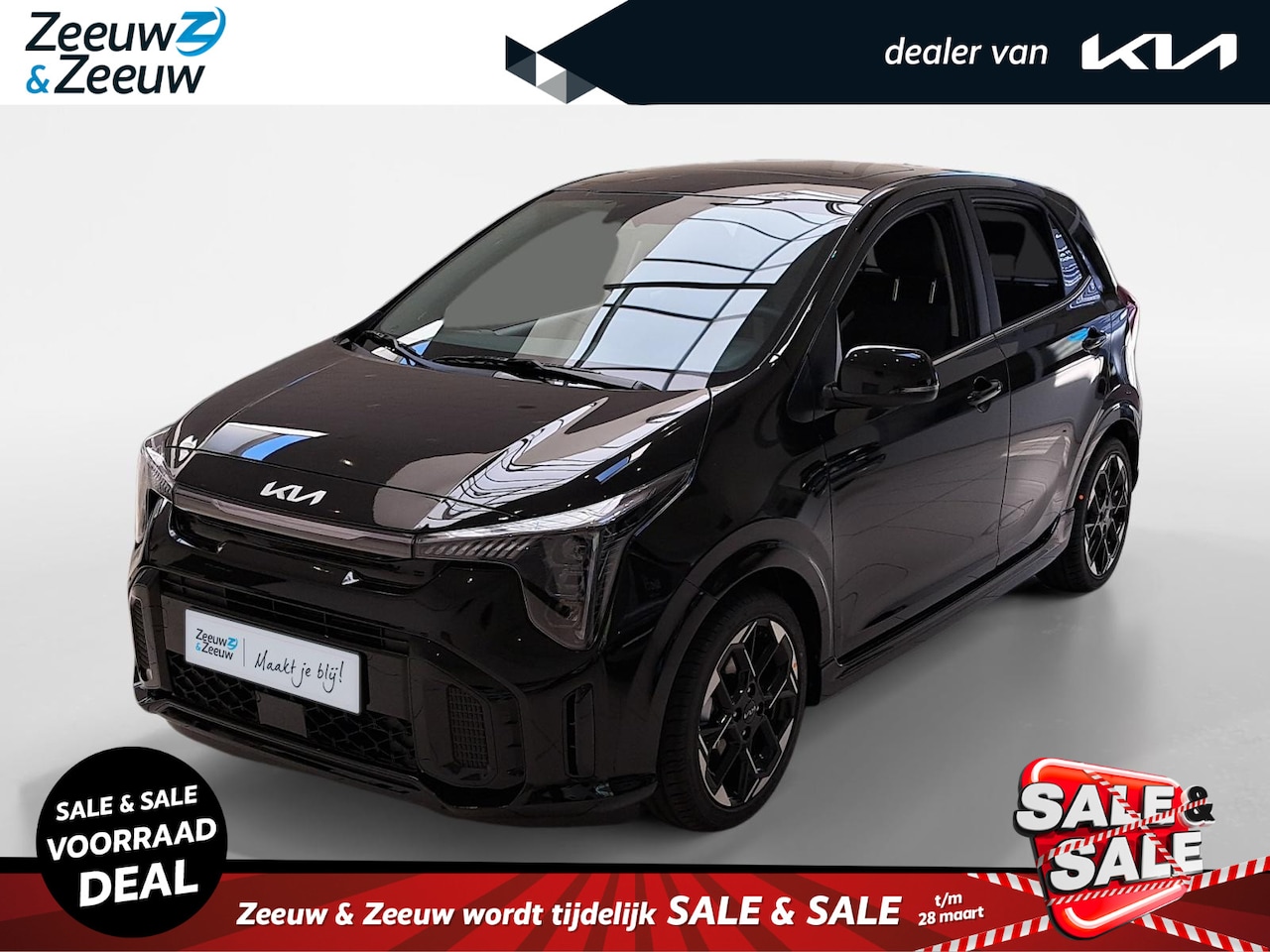 Kia Picanto - 1.0 GDi GT-Line | bel voor info | Zwarte GT-Line bekleding | NU MET € 1500,- Inruilpremie - AutoWereld.nl