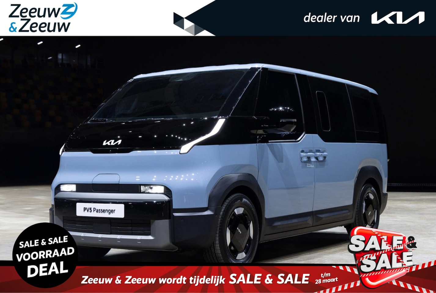 Kia PV5 Passenger - Elite Executive 71.2 kWh | Nieuw te bestellen! | 412 Km bereik | Ruimte en comfort | NU €3 - AutoWereld.nl