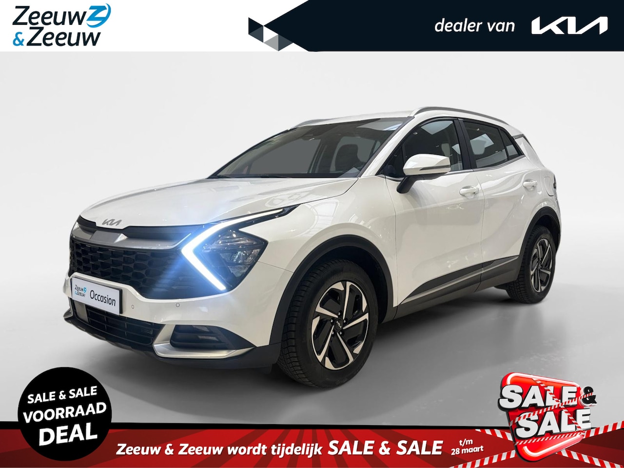 Kia Sportage - 1.6 T-GDi Hybrid DynamicLine Dealer onderhouden | Navigatie | Achteruitrijcamera | Addapti - AutoWereld.nl