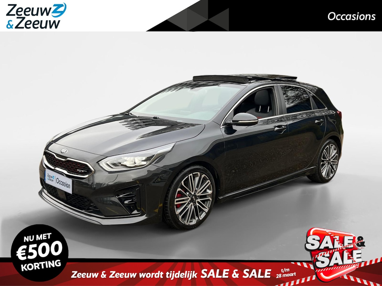 Kia Cee'd - Ceed 1.6 T-GDi GT Dealer onderhouden | Navigatie | GT | 205PK | Automaat | Uniek | - AutoWereld.nl