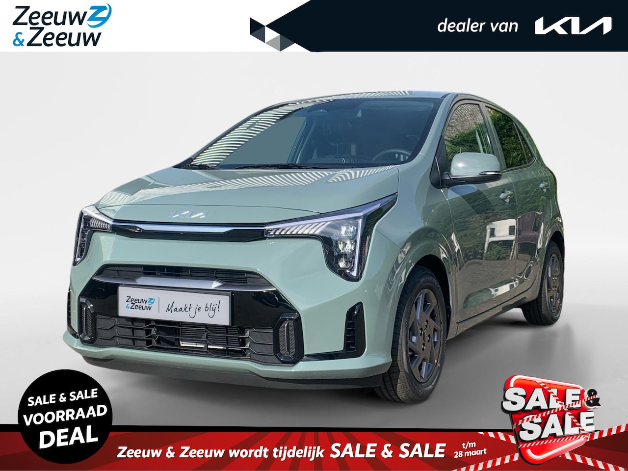 Kia Picanto - 1.0 GDi DynamicPlusLine | bel voor info | Elektrisch inklapbare buitenspiegels | 14" licht - AutoWereld.nl