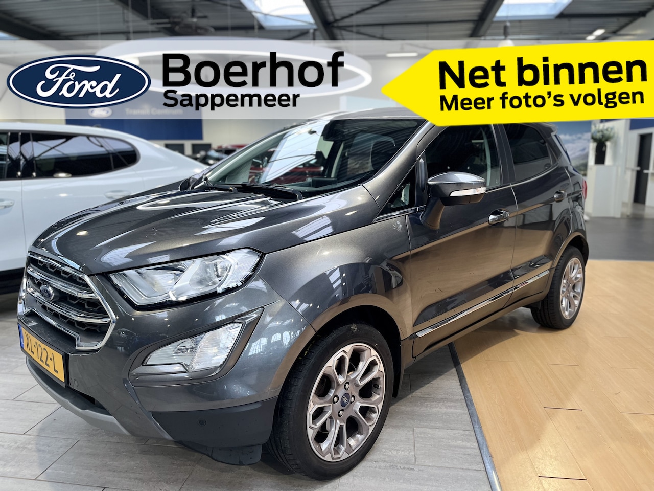 Ford EcoSport - EcoBoost 125PK Titanium Trekhaak I Camera I Open dak I B&O I Dodehoek indicator - AutoWereld.nl