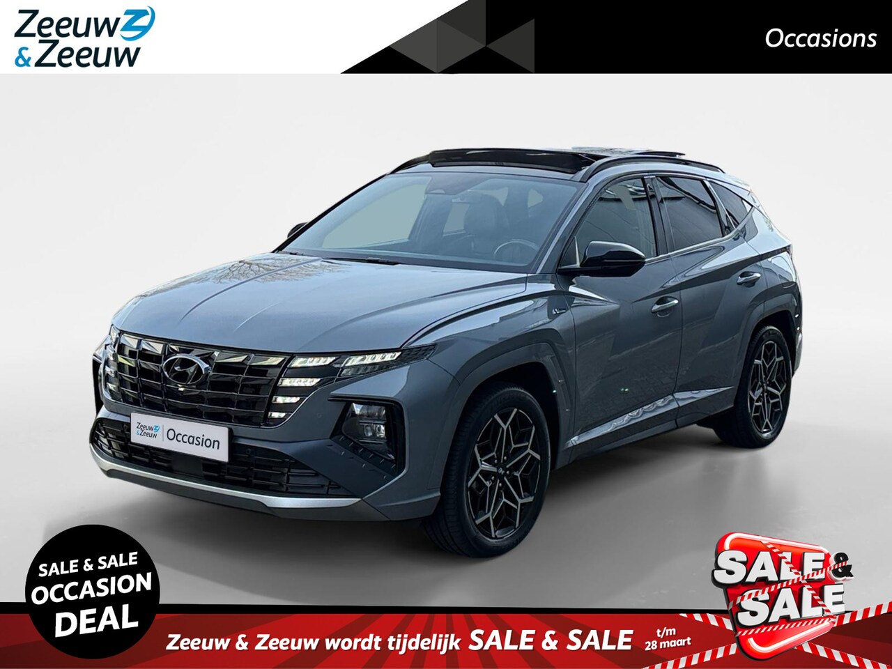 Hyundai Tucson - 1.6 T-GDI PHEV N Line Sky 4WD | Pano | Trekhaak | Stoelventilatie/Verwarming | Stuurverwar - AutoWereld.nl