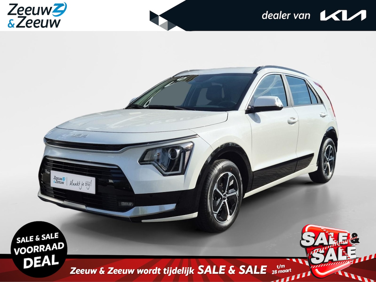 Kia Niro - 1.6 GDi Hybrid DynamicLine | Enkele kleuren op voorraad bel voor info | Incl €3500,- inrui - AutoWereld.nl