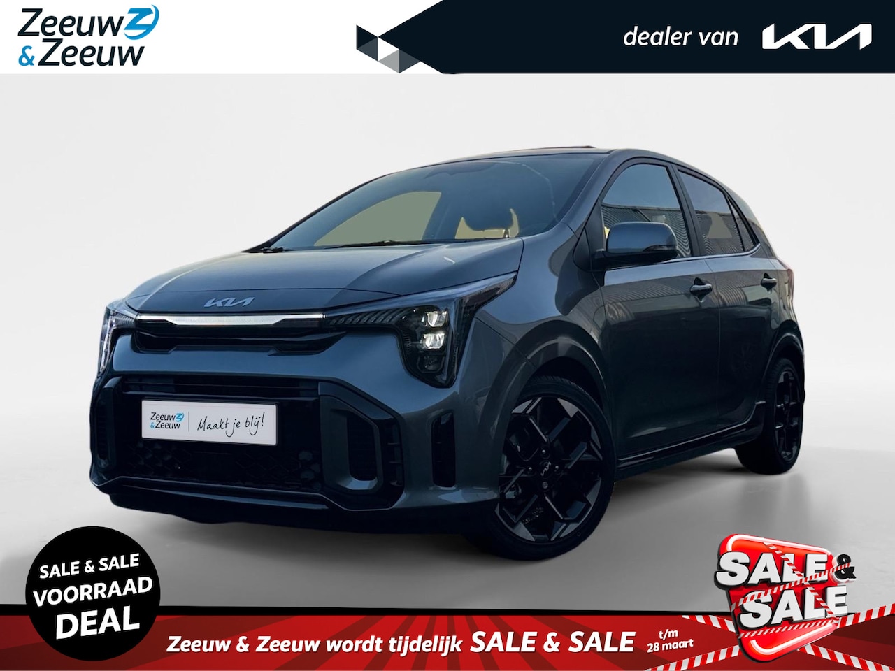 Kia Picanto - 1.0 GDi GT-Line | bel voor info | Zwarte GT-Line bekleding | NU MET € 1500,- Inruilpremie - AutoWereld.nl