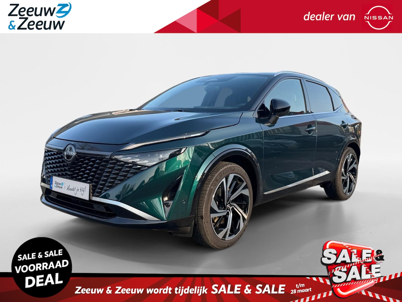 Nissan Qashqai - 1.5 e-Power Tekna Plus | DE NIEUWE GENERATIE E-POWER| DIRECT LEVERBAAR | €3500,- KORTING | - AutoWereld.nl