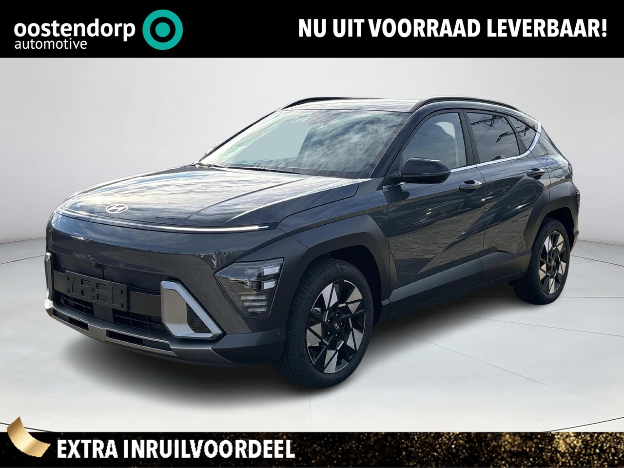 Hyundai Kona - 1.6 GDI HEV Premium | Uit voorraad leverbaar! | Elektrische stoelen met geheugen | Stoel/s - AutoWereld.nl