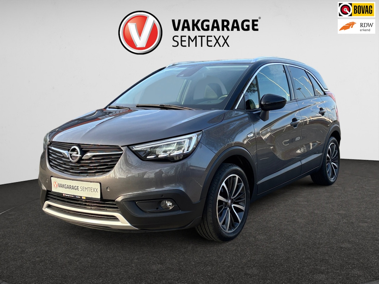 Opel Crossland X - 1.2 Turbo Ultimate |Automaat | Clima | Leder |Cruise |Dealer Onderh. | Navi | Camera | PDC - AutoWereld.nl