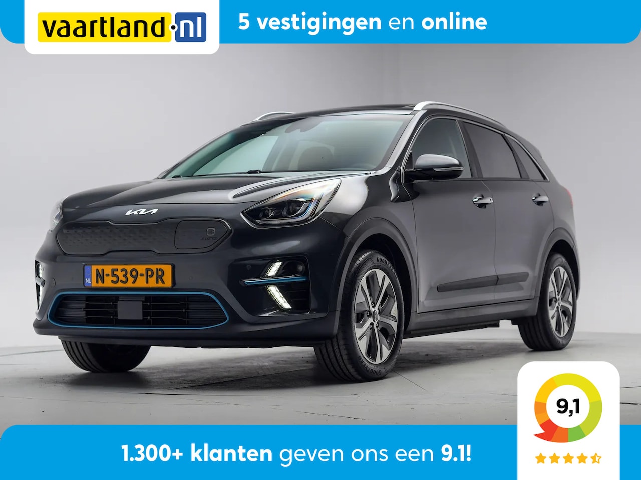 Kia e-Niro - 64 kWh DynamicLine 3-Fase [ Pano Nav Half-leder Clima Stoelverwarming Apple/Android ] - AutoWereld.nl