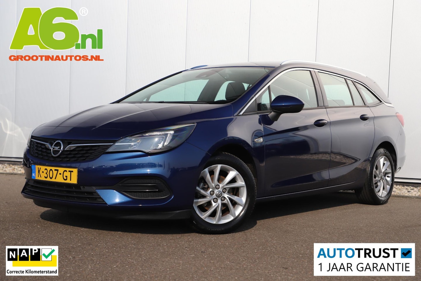 Opel Astra Sports Tourer - 1.2 Elegance 110PK Navigatie 16 inch LMV Carplay Android Airco Cruise Control - AutoWereld.nl