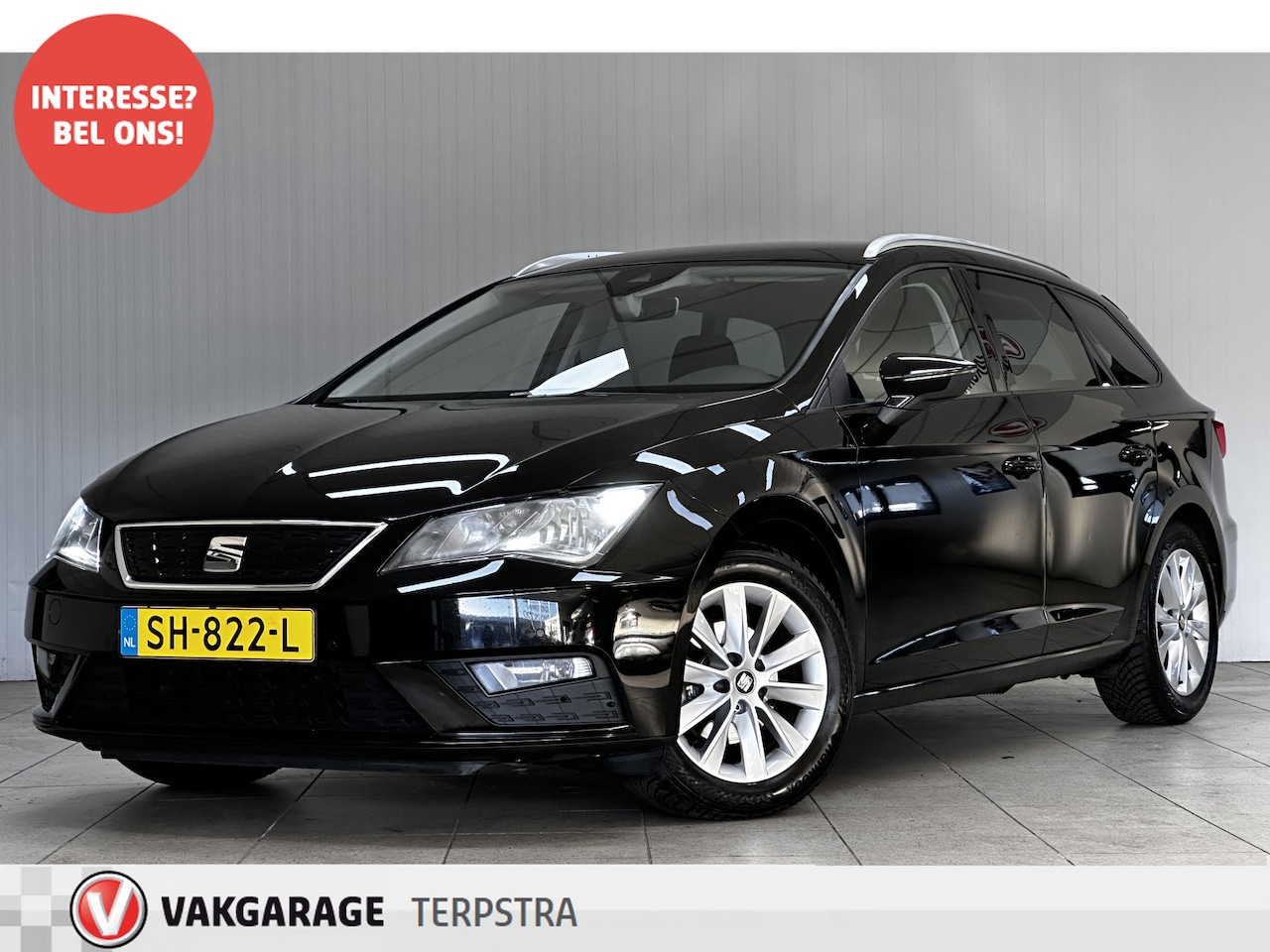 SEAT Leon ST - 1.0 EcoTSI Style Business Intense/ D-Riem Verv. 208.000KM!/ 16''LMV/ DAB+/ Apple+Android/ - AutoWereld.nl