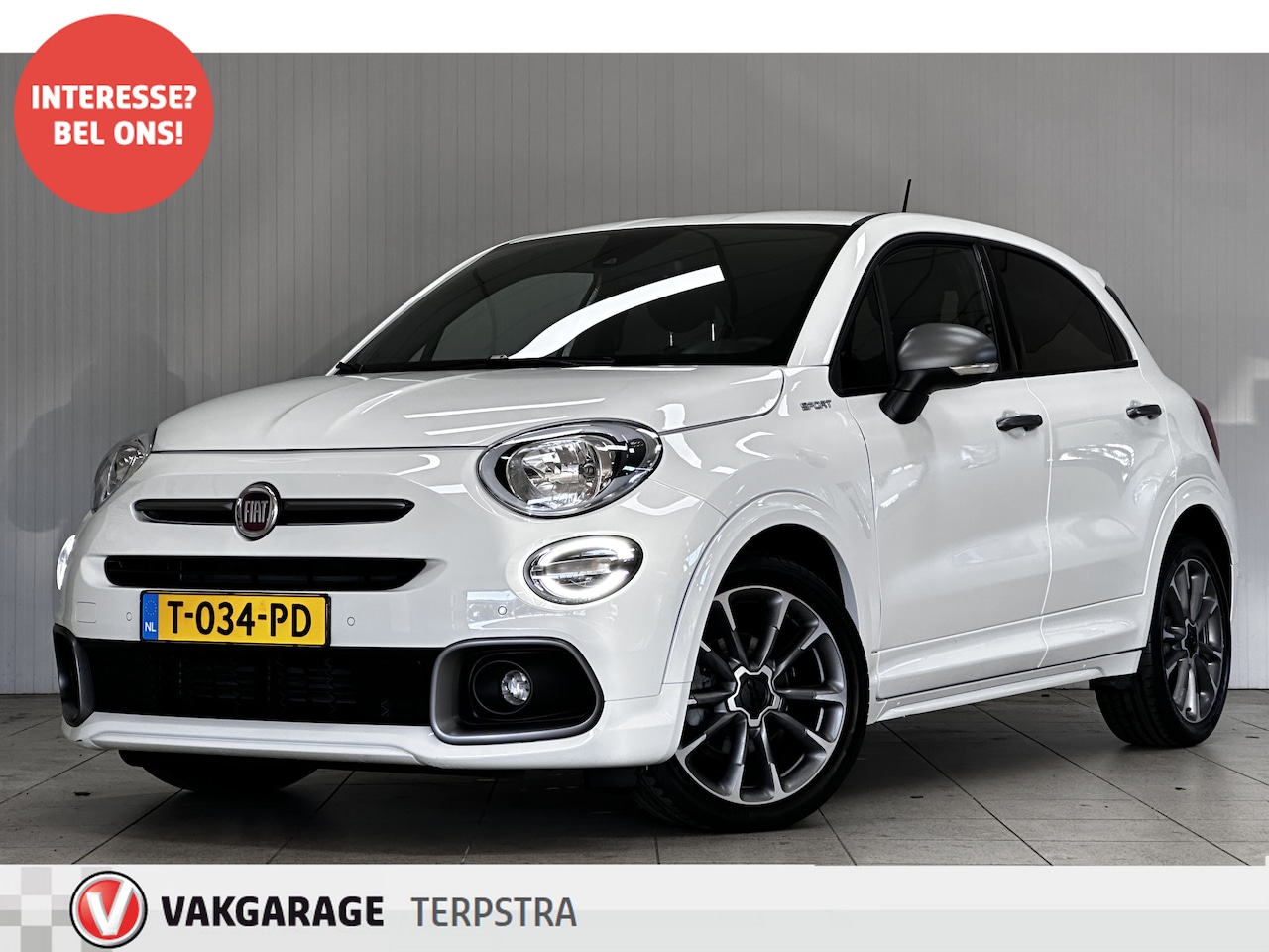 Fiat 500 X - 1.0 FireFly Turbo 120 Connect/ Zwarte Hemel/ 18''LMV/ Camera/ Half-LEDER/ DAB+/ Keyless/ C - AutoWereld.nl