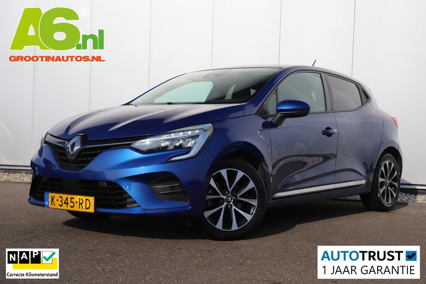 Renault Clio - 1.6 E-Tech Hybrid 140 Business Zen Automaat 16 inch LMV Navigatie Carplay Android Airco Cr - AutoWereld.nl