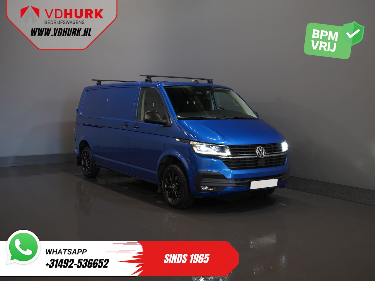 Volkswagen Transporter - 2.0 TDI 150 pk DSG Aut. L2 LED/ Adapt.Cruise/ Standkachel/ Carplay/ 2.5t Trekverm./ Stoelv - AutoWereld.nl