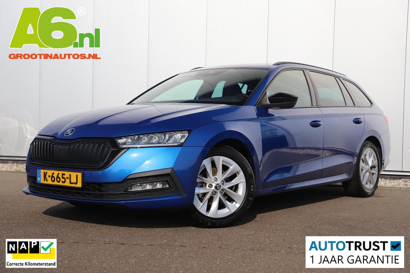 Skoda Octavia Combi - 1.0 e-TSI Sport Business 110PK Automaat Trekhaak Sportstoelen Navigatie Carplay Android Ai - AutoWereld.nl