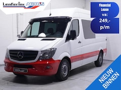 Mercedes-Benz Sprinter - 316 CDI 163 pk Dubbel Cabine L2H2 Airco Cruise Control, Trekhaak, 270 Graden Deuren, PDC V