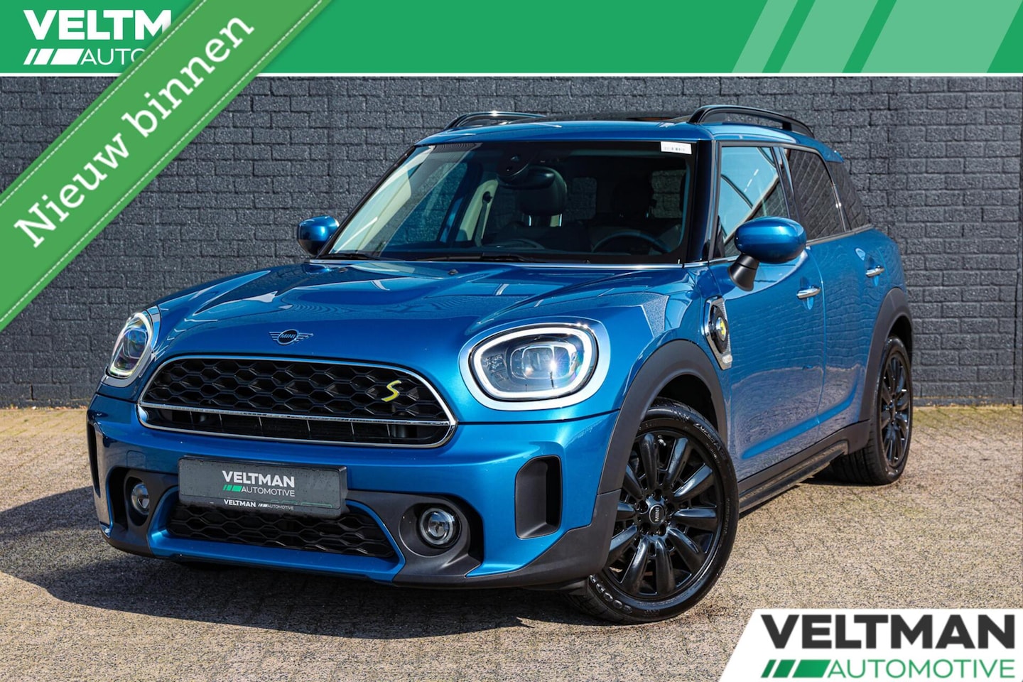 MINI Countryman - Cooper SE ALL4 PANORAMADAK STOELVERWARMING CAMERA NAVI CARPLAY LEDER - AutoWereld.nl