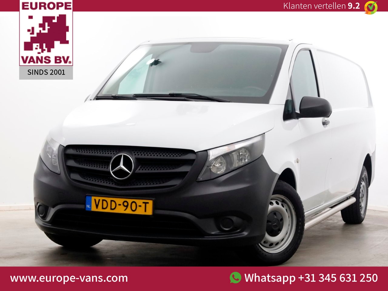 Mercedes-Benz Vito - 111 CDI 115pk E6 XL Extra Lang Airco/Camera/Achterklep 11-2019 - AutoWereld.nl